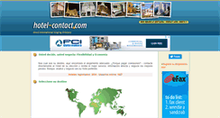 Desktop Screenshot of hotel-contact.com